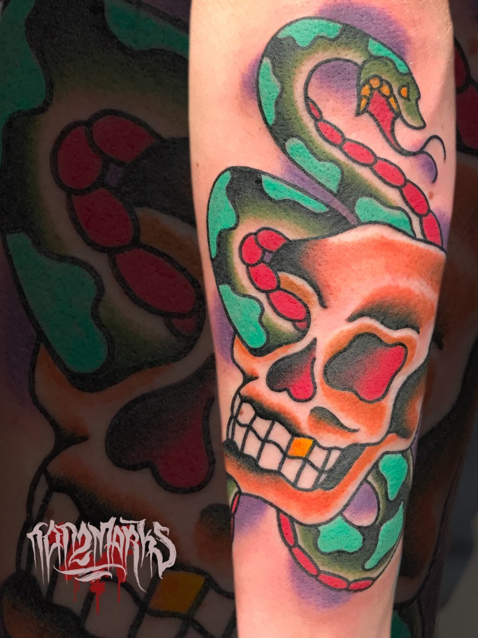 Orlando Tattoo Artist Mark Fernandez Hart & Huntington Tattoo Co